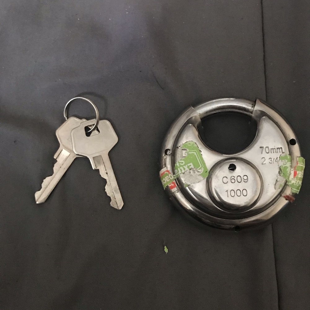 Master lock & keys Disk padlock PRO